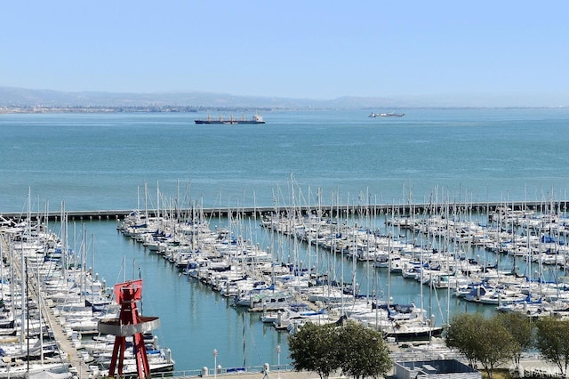 338 Main St Unit 19G, San Francisco, CA 94105 - water view with numerous boat docks