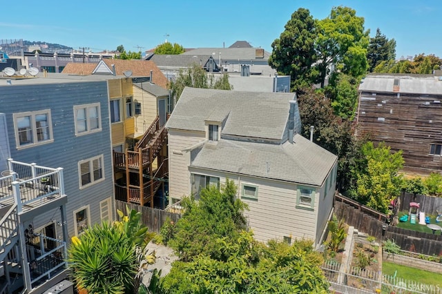 2773-2777 Bryant St, San Francisco, CA 94110 - back of property featuring roof with shingles
