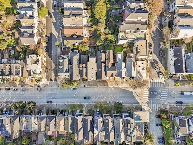 drone / aerial view featuring a residential view