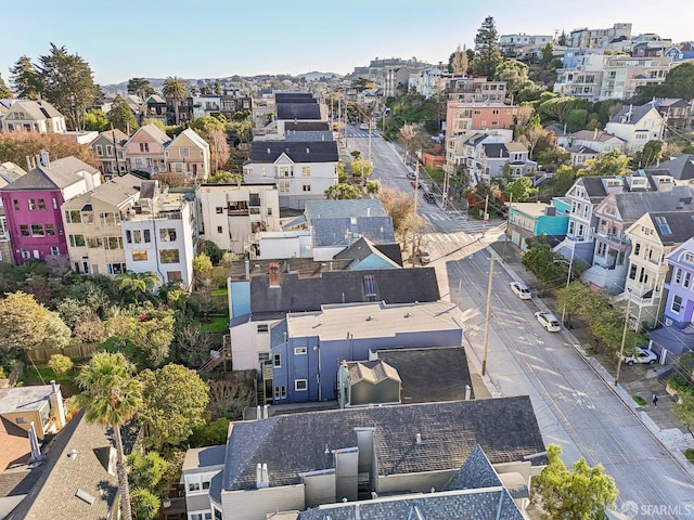 birds eye view of property featuring a residential view