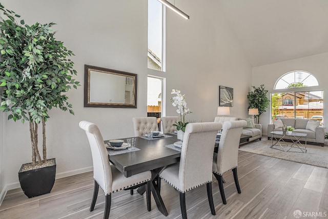 4156 N Amargosa Dr N, Antioch, CA 94531 - dining space with a towering ceiling and wood finished floors