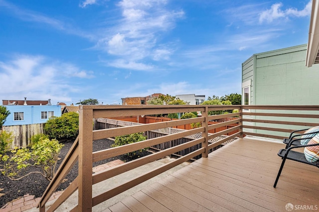 1567 44th Ave, San Francisco, CA 94122 - deck featuring a fenced backyard