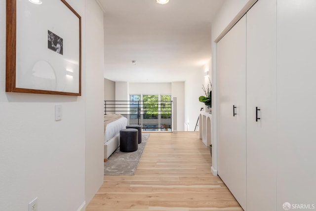 1970 Sutter St Unit 107, San Francisco, CA 94115 - hallway with light wood-style floors