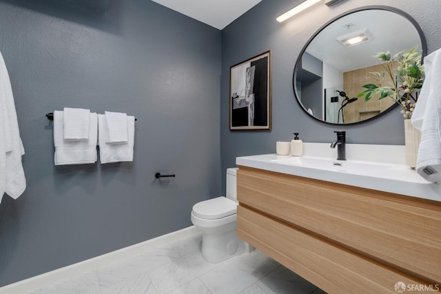 1970 Sutter St Unit 107, San Francisco, CA 94115 - full bath featuring vanity, marble look tiles, and a shower