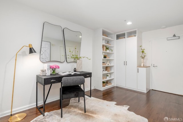 1970 Sutter St Unit 107, San Francisco, CA 94115 - home office featuring dark wood-style floors