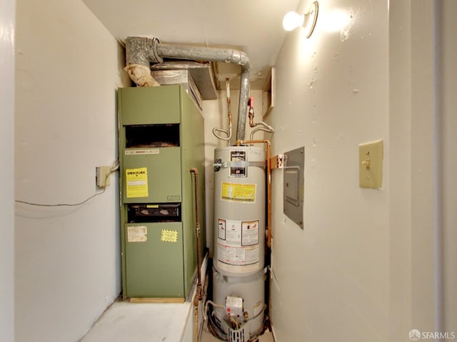 1279 41st Ave, San Francisco, CA 94122 - utilities featuring secured water heater and heating unit