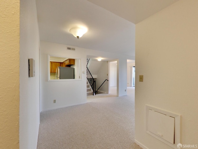 1279 41st Ave, San Francisco, CA 94122 - unfurnished room featuring carpet flooring and stairs