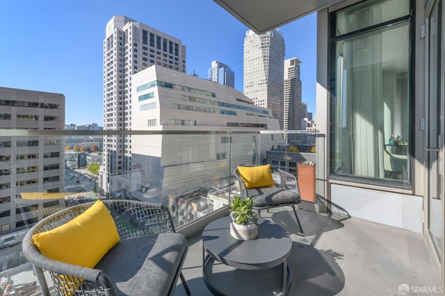 1 Hawthorne St Unit 12F, San Francisco, CA 94105 - balcony with a skyline view