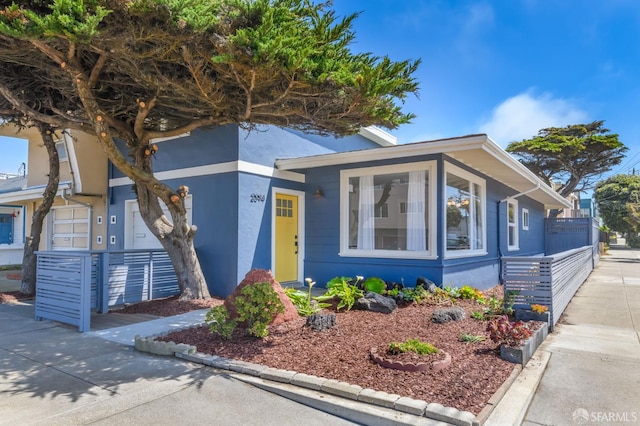 view of front of property with stucco siding