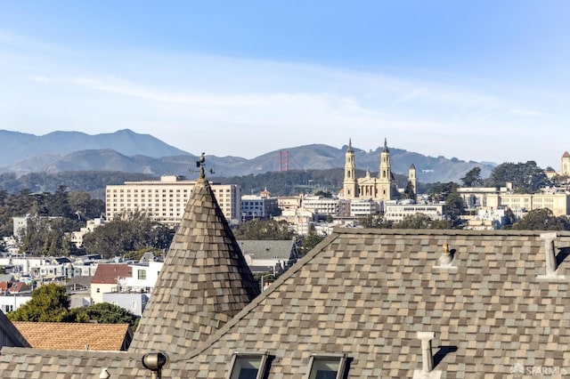 1015 Ashbury St Unit 4, San Francisco, CA 94117 - city view featuring a mountainous background