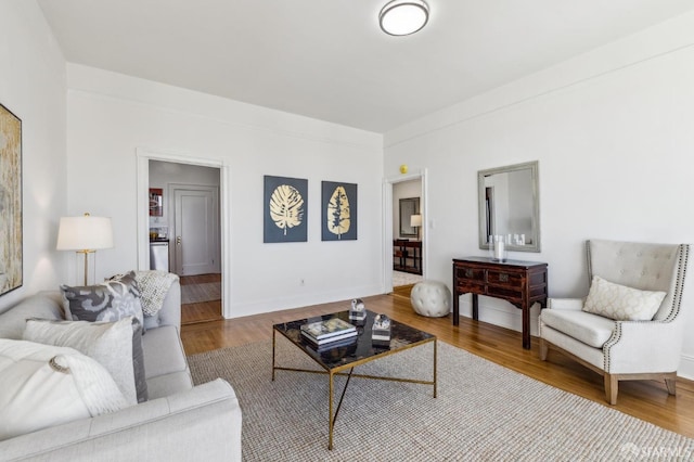 1015 Ashbury St Unit 4, San Francisco, CA 94117 - living area featuring wood finished floors