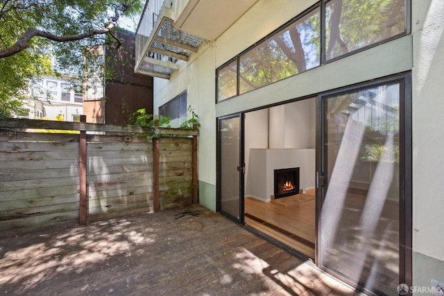 120 Landers St Unit D, San Francisco, CA 94114 - view of patio / terrace with a wooden deck