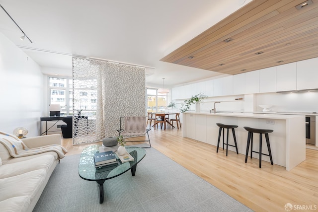 38 Bryant St Unit 405, San Francisco, CA 94105 - living room with light wood finished floors