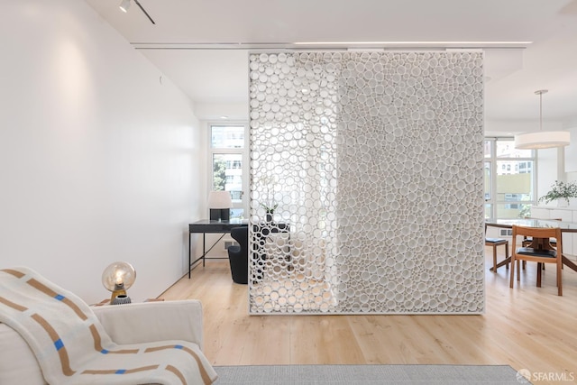 38 Bryant St Unit 405, San Francisco, CA 94105 - living room with wood finished floors and plenty of natural light
