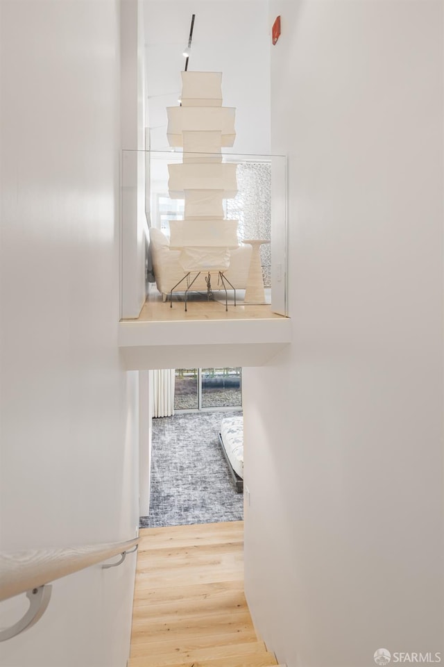 38 Bryant St Unit 405, San Francisco, CA 94105 - corridor with wood finished floors