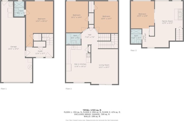 1727 45th Ave, San Francisco, CA 94122 - view of home floor plan