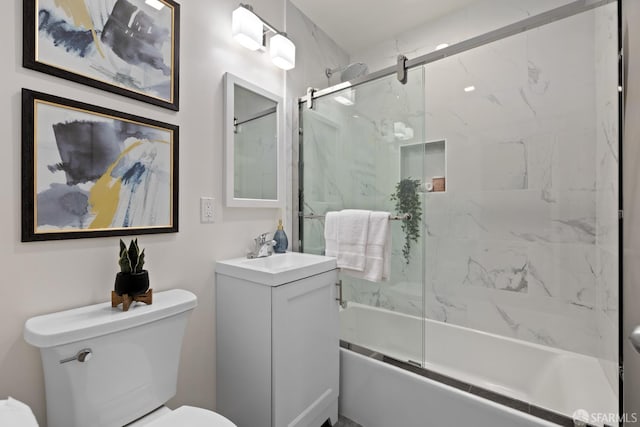 1727 45th Ave, San Francisco, CA 94122 - bathroom featuring vanity and combined bath / shower with glass door