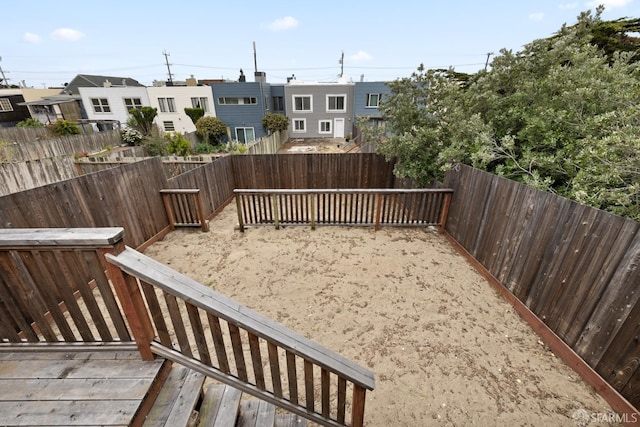 1727 45th Ave, San Francisco, CA 94122 - fenced backyard featuring a residential view