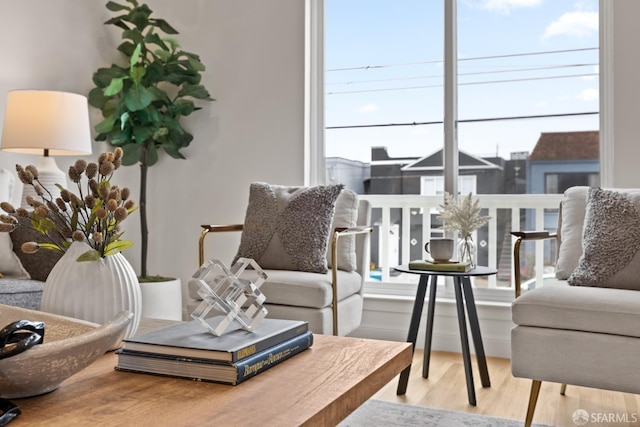 1727 45th Ave, San Francisco, CA 94122 - living area featuring wood finished floors