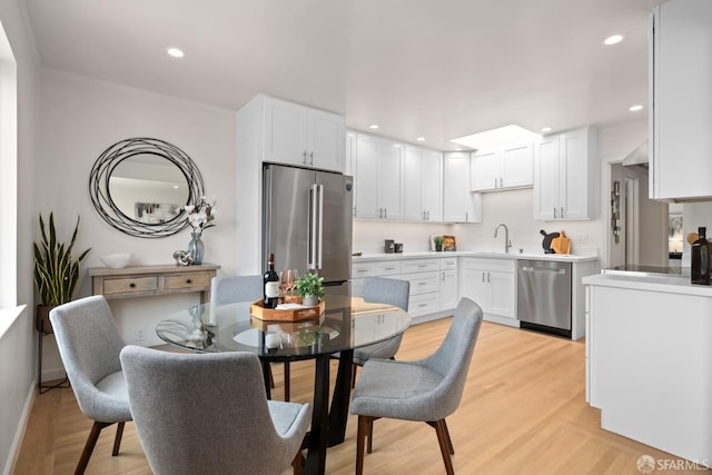 1727 45th Ave, San Francisco, CA 94122 - dining room with recessed lighting and light wood-type flooring