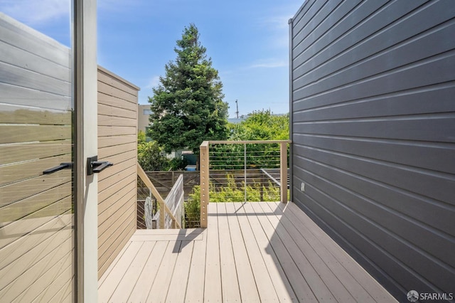 1515 Van Dyke Ave, San Francisco, CA 94124 - view of wooden terrace