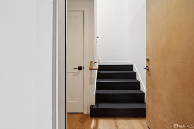 1515 Van Dyke Ave, San Francisco, CA 94124 - staircase featuring wood finished floors
