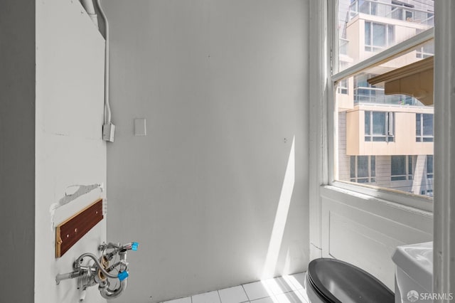 409-413 Tehama St, San Francisco, CA 94103 - bathroom featuring tile patterned floors and toilet