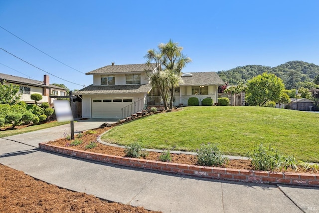 7 Hearthstone Ct, San Rafael, CA 94903 - view of front of home with driveway, a garage, and a shingled roof