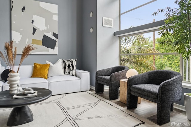 175 Bluxome St Unit 202, San Francisco, CA 94107 - living area featuring wood finished floors and baseboards