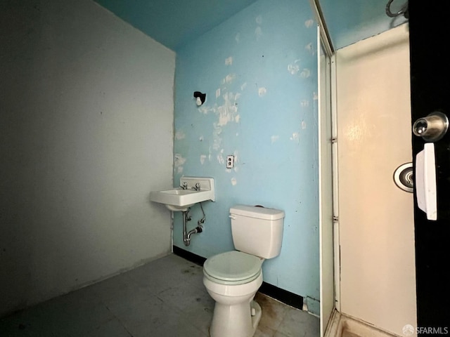 half bath with toilet
