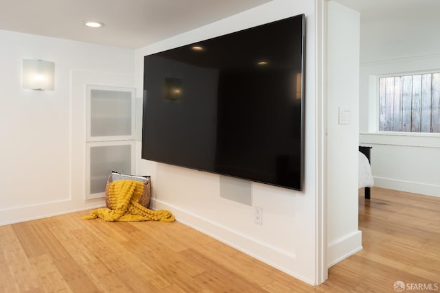 interior details featuring wood-type flooring