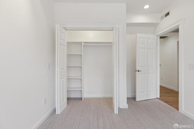 view of closet