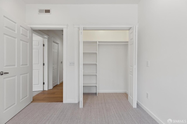 view of closet