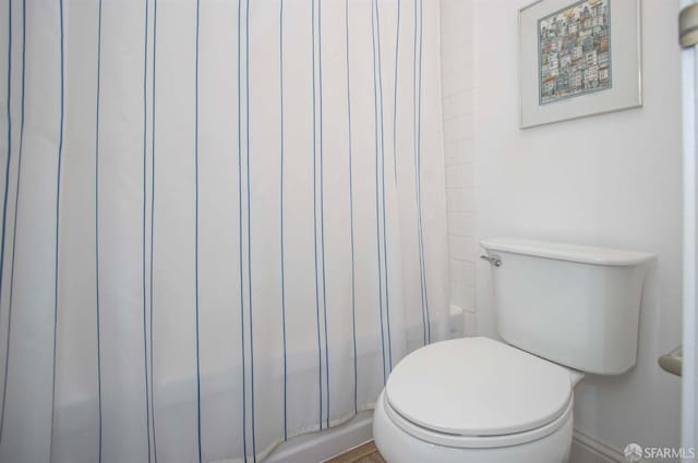 bathroom with toilet