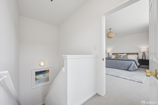 1805 Fillmore St Unit 302, San Francisco, CA 94115 - corridor with an upstairs landing, carpet floors, and baseboards