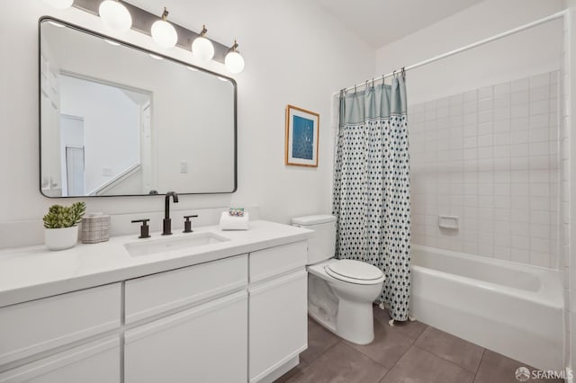 1805 Fillmore St Unit 302, San Francisco, CA 94115 - full bathroom featuring toilet, vanity, tile patterned flooring, and shower / tub combo