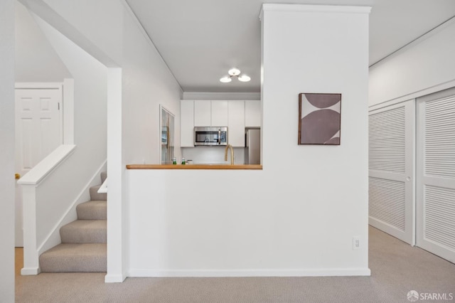 1805 Fillmore St Unit 302, San Francisco, CA 94115 - hallway featuring carpet floors and baseboards