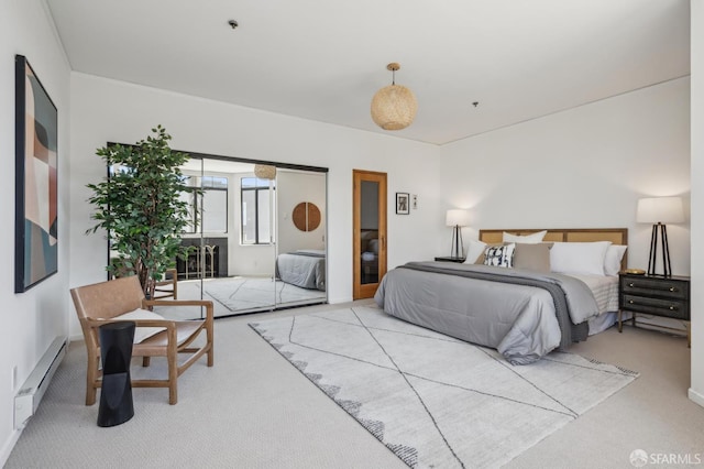 1805 Fillmore St Unit 302, San Francisco, CA 94115 - carpeted bedroom with baseboard heating