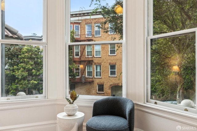 view of sitting room