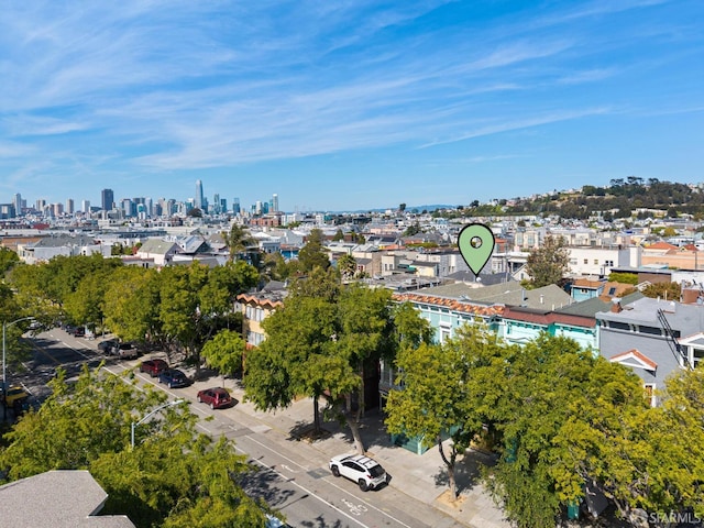 2553 Folsom St Unit A, San Francisco, CA 94110 - drone / aerial view of a skyline view