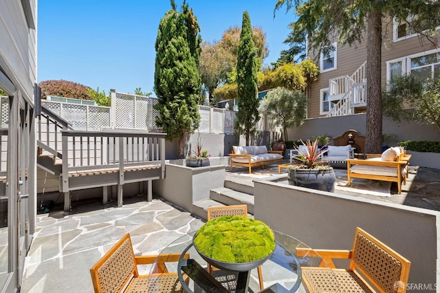 803 Vermont St, San Francisco, CA 94107 - view of patio / terrace featuring an outdoor hangout area