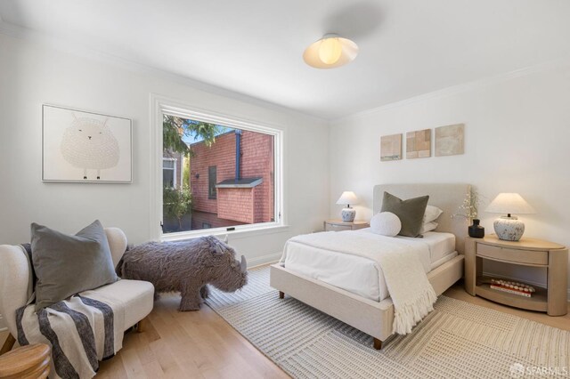 803 Vermont St, San Francisco, CA 94107 - bedroom featuring wood finished floors and ornamental molding