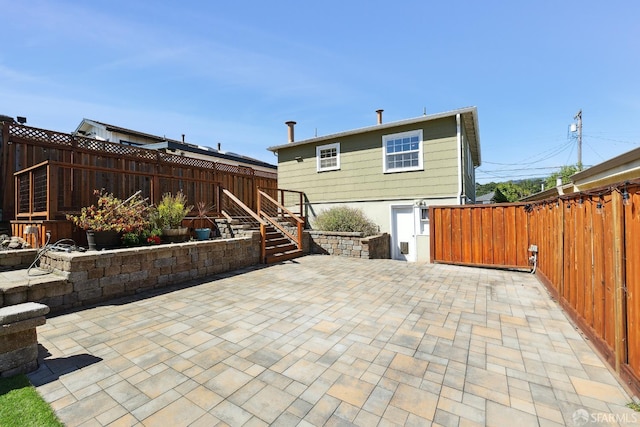 556 Cherry Ave, San Bruno, CA 94066 - fenced backyard with a patio
