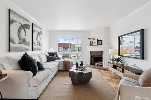 2421 Quintara St, San Francisco, CA 94116 - living room with a fireplace