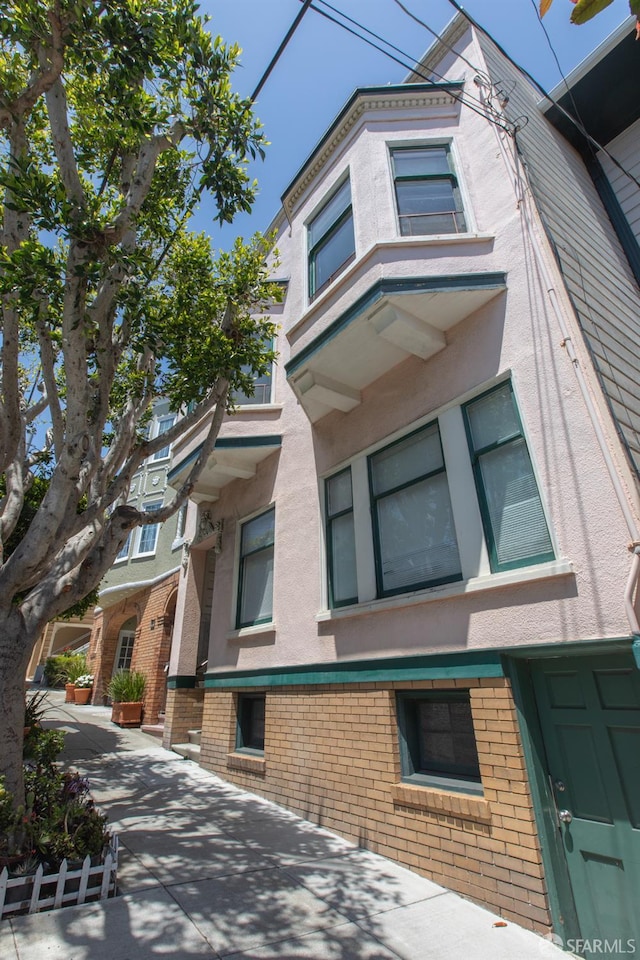 4632 18th St, San Francisco, CA 94114 - view of home's exterior with brick siding and stucco siding
