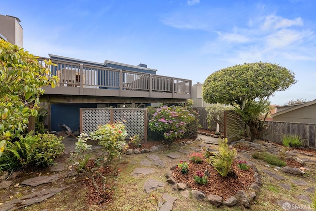 245 Skyline Dr, Daly City, CA 94015 - back of property with a deck