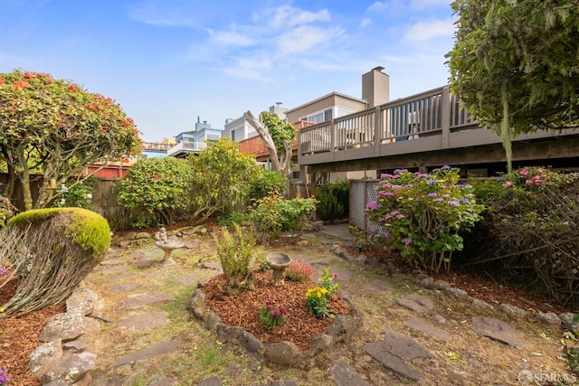 245 Skyline Dr, Daly City, CA 94015 - fenced backyard featuring a deck
