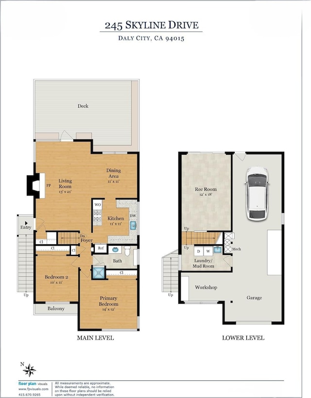 245 Skyline Dr, Daly City, CA 94015 - view of room layout