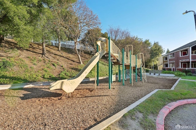 view of play area