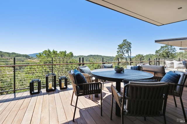 view of deck